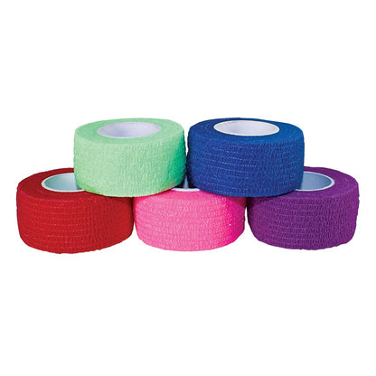 Shield Line Self-adherent Wrap, 1" x 5 Yds. - Rainbow - (5/colors) - 30/cs. medical supply view 2