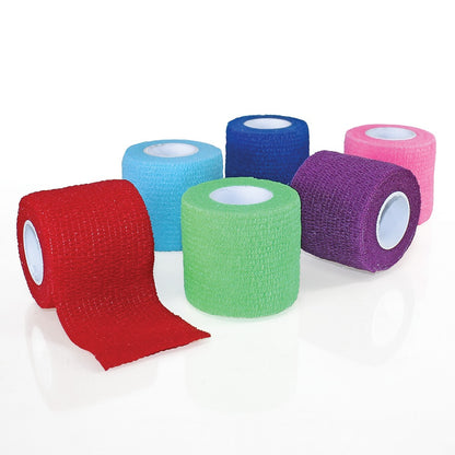 Shield Line Self-adherent Wrap, 2" x 5 Yds. - Rainbow - (6/colors) - 36/cs. medical supply view 2