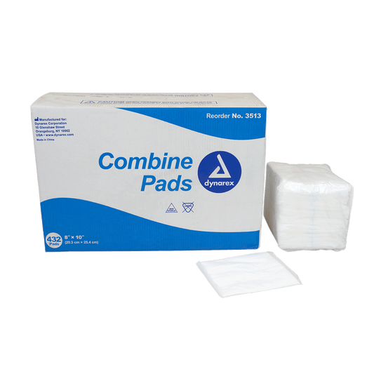 Combine Pads - Non-Sterile, 8" x 10", Case (3513)