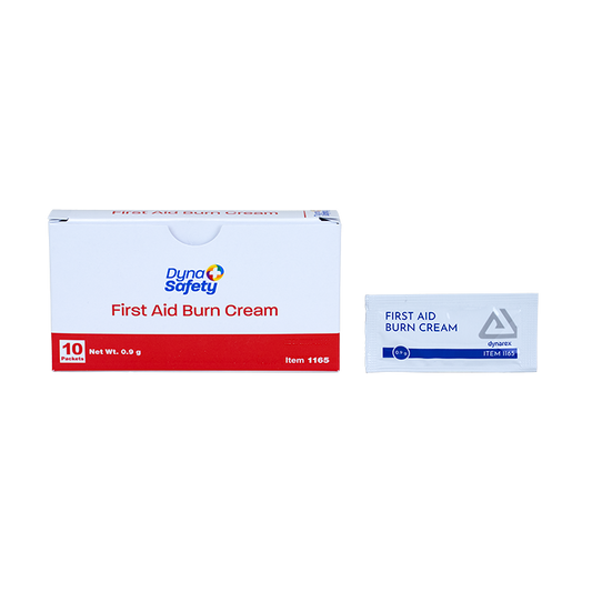 First Aid Burn Cream, 0.9 g Foil Packet, 12/144/cs