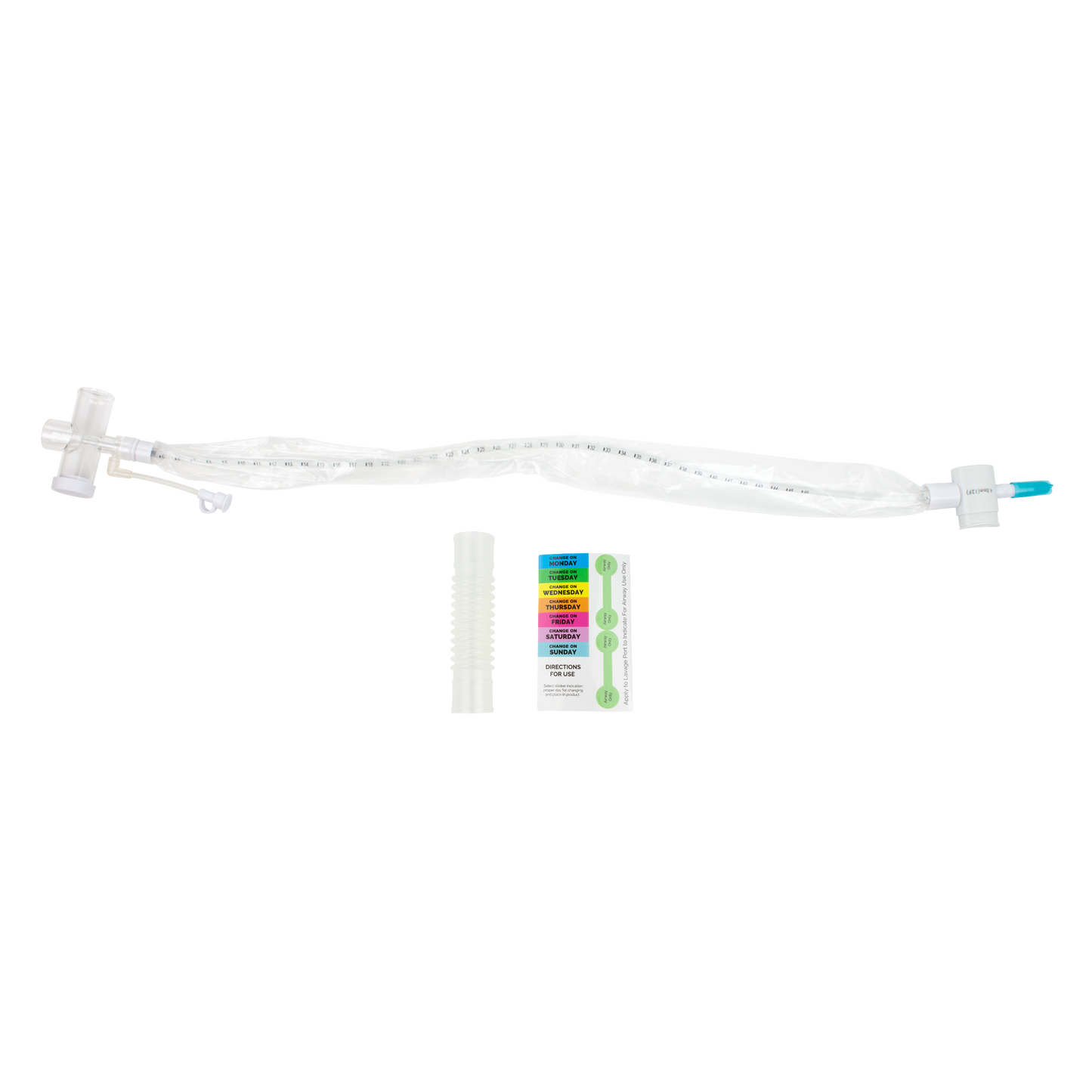 Closed Suction Endotracheal Catheter w/ T-Piece, 12 Fr, Case (31021)