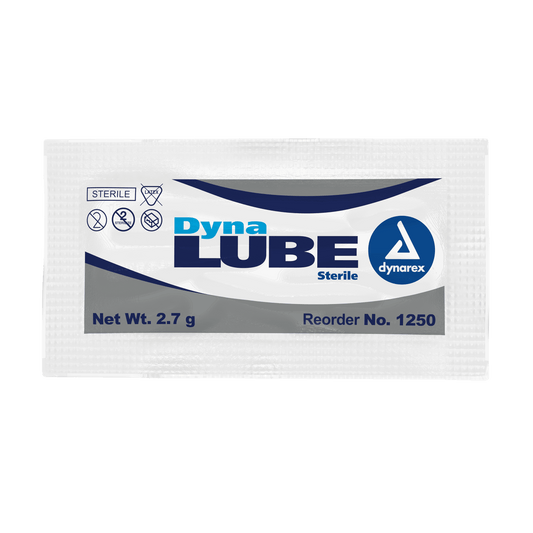 DynaLube Lubricating Jelly - Sterile, 2.7 g Packet, Case (1250)
