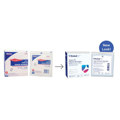 Premium Care Sterile Type VII Gauze Sponges, 12-Ply, 4" x 4" (C5139)