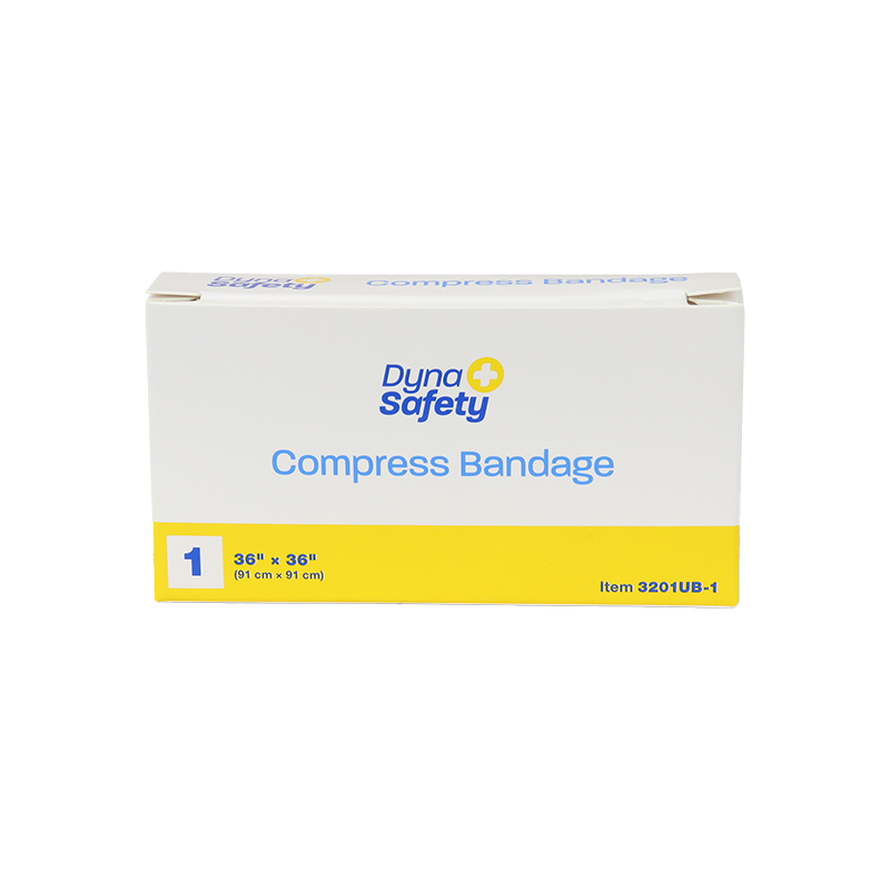 Compress Bandage 1/Unit, 36" x 36", Case (3201UB-1)