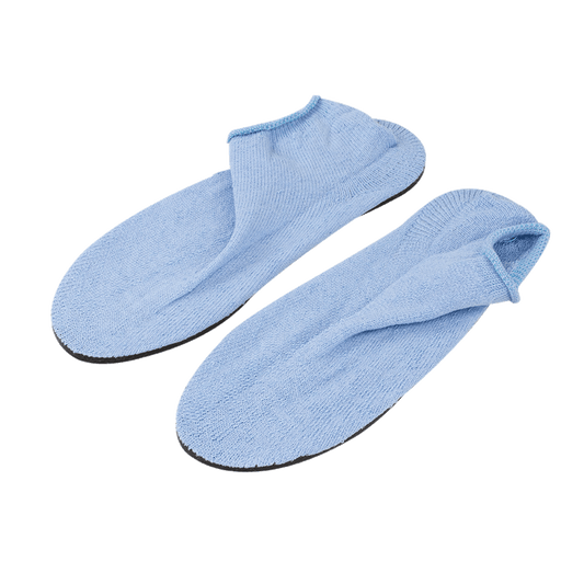 Non Skid Slippers, Medium, Sky Blue, 12/cs