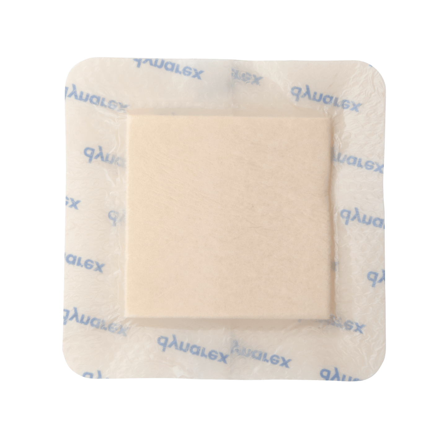 SiliGentleAG - Silver Silicone Bordered Foam Dressing, 4" x 4", 5/10/cs