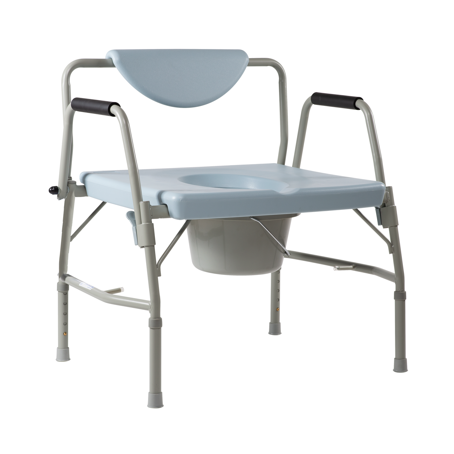 Bariatric Drop Arm Commode, Steel 10375