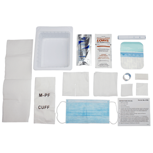 Central Line Dressing Change Tray, Sterile, Case (4705)