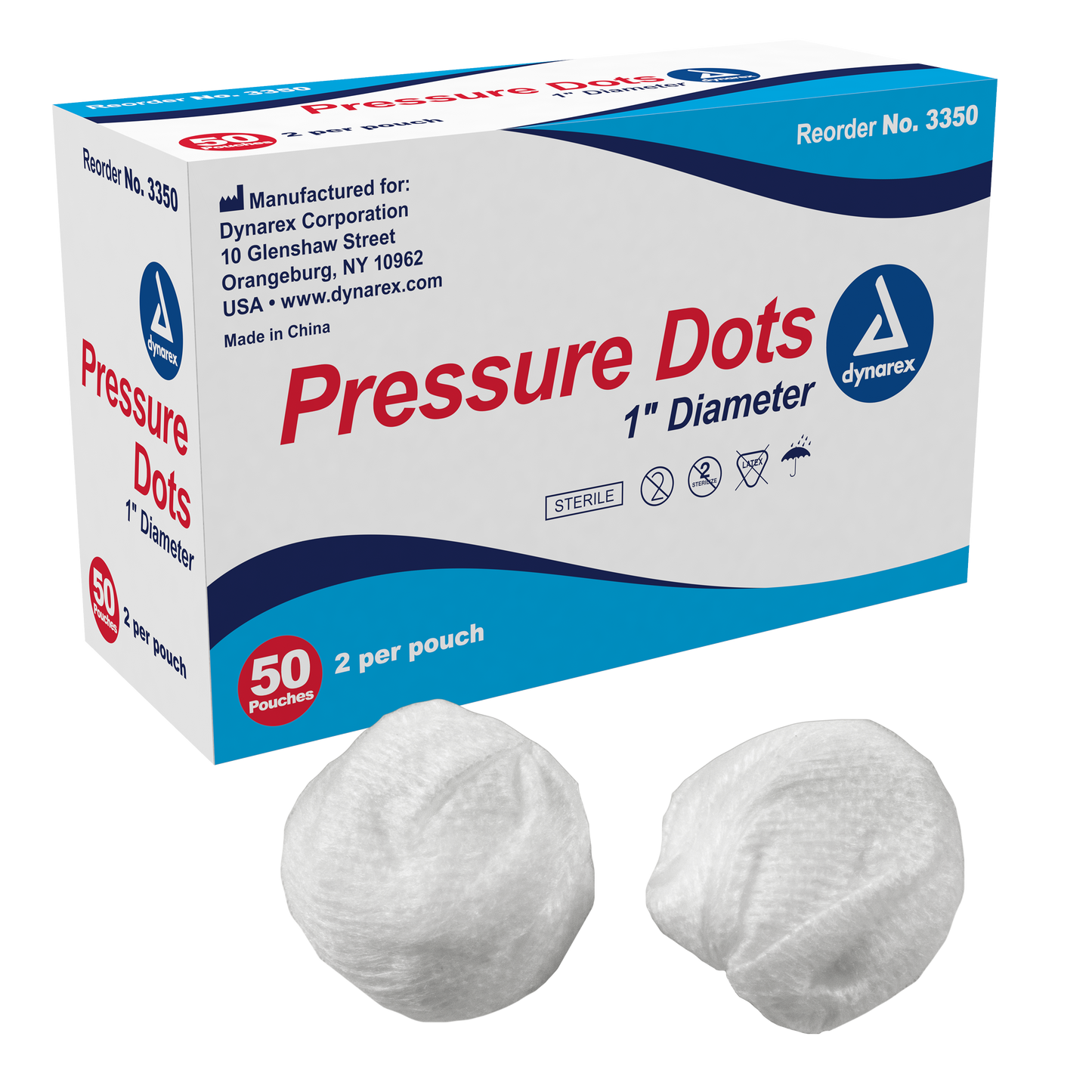 Pressure Dot, 2.5 cm, 10/50/cs