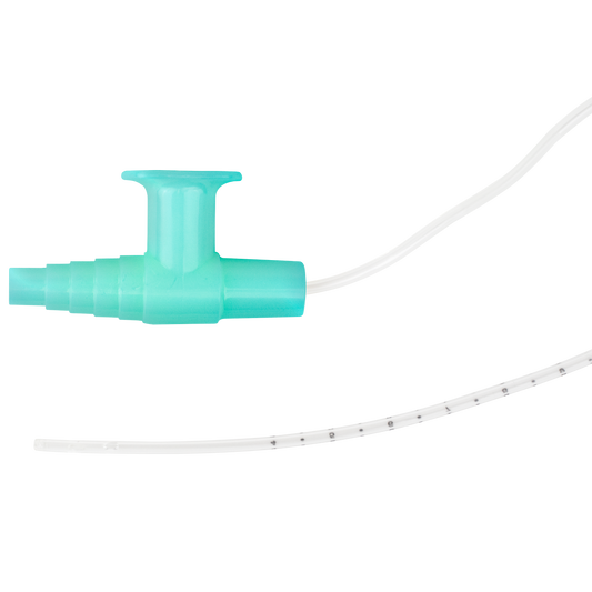 Single Suction Catheter - Graduated w/ Control Valve, 6 Fr, Pediatric, 50/cs