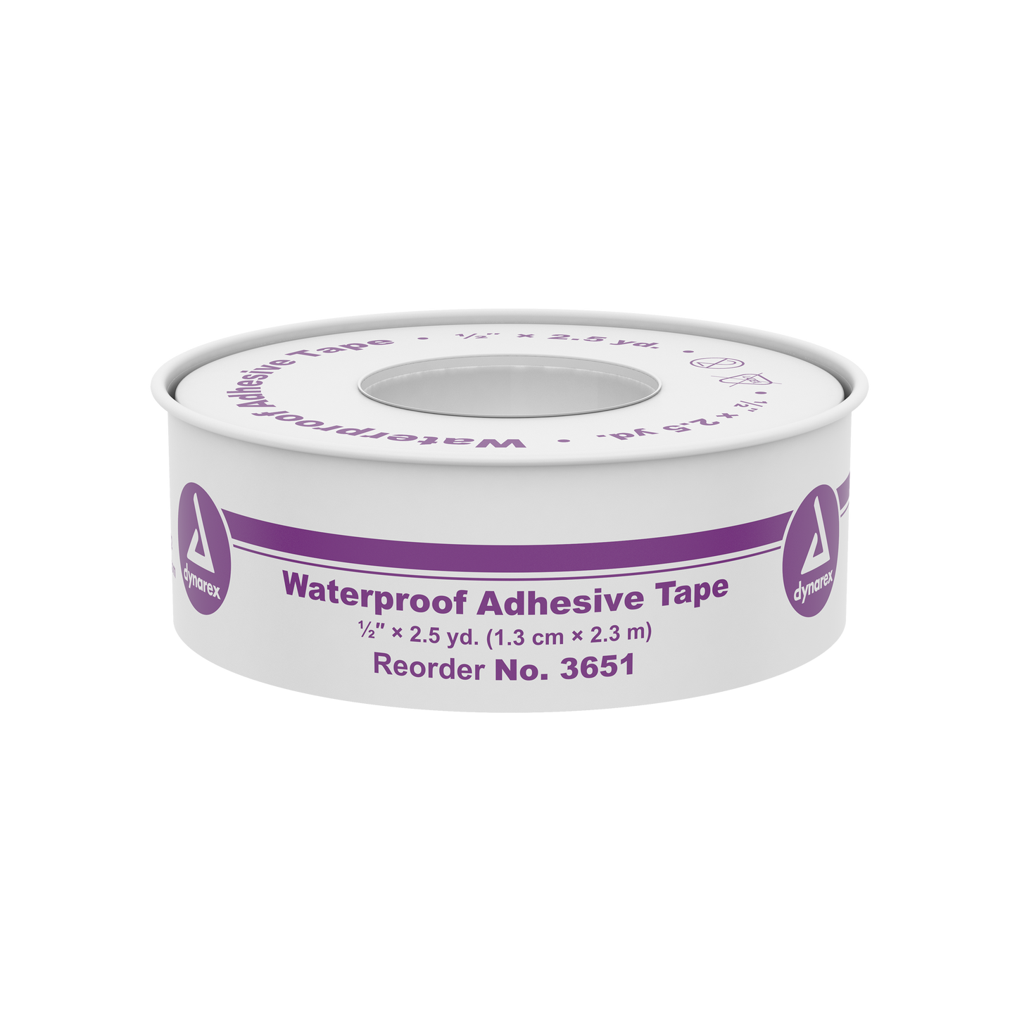 Waterproof Adhesive Tape, 1/2" x 2.5 yd, 288/cs