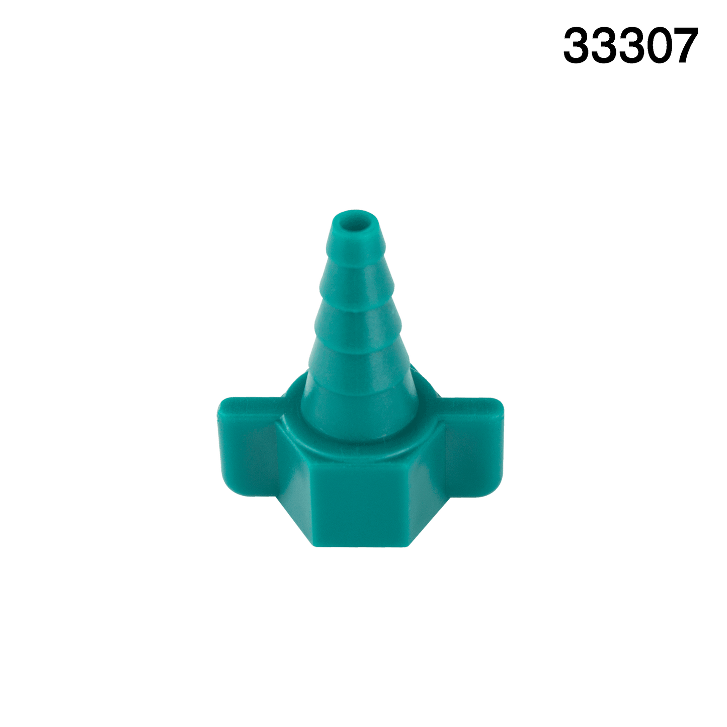 Oxygen Tubing Nut Nipple Adaptor, 10/50cs