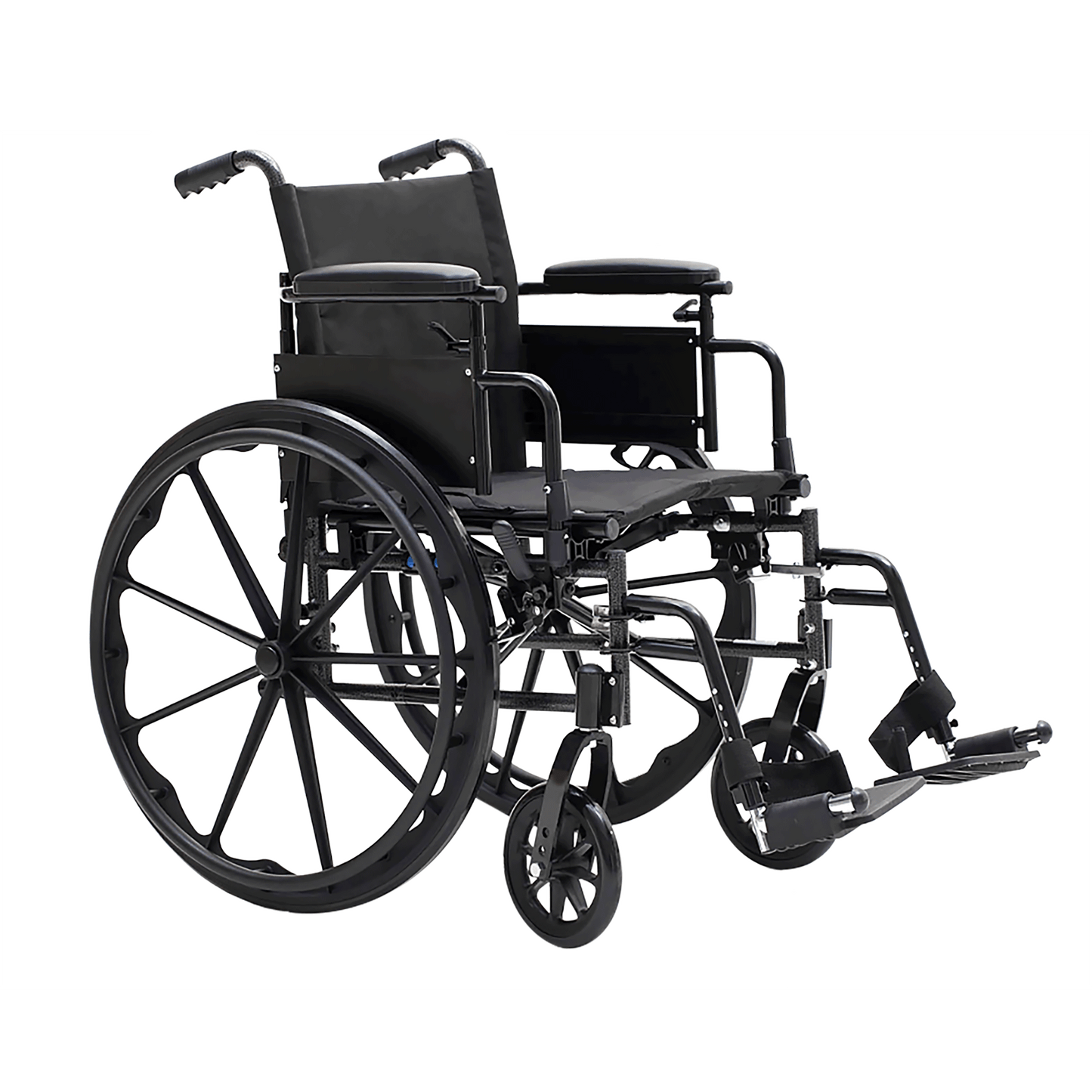 DynaRide S4 X-Lite Wheelchair - 18" x 16" w/ Flip Desk Arm E, Silver Vein, 1pc/cs