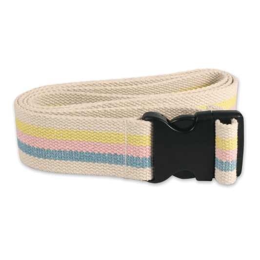 Gait Belt - Plastic buckle, 60" x 2", Multi-Color, 1/bag,36 bags/case