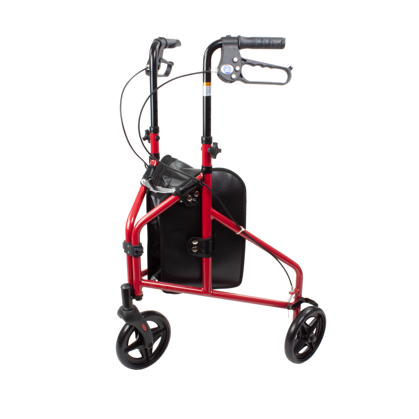 DynaGo Zoom, 3 Wheeled Rollator, 3" Wheels, Red (10200)