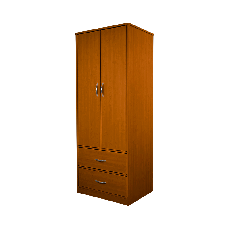 Two Door / Two Drawer Wardrobe, Cherry, 1pc/cs