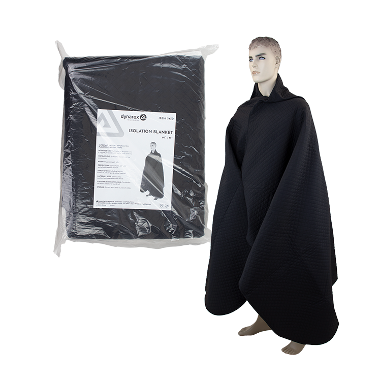 Isolation Blanket, Black, 5/1/cs