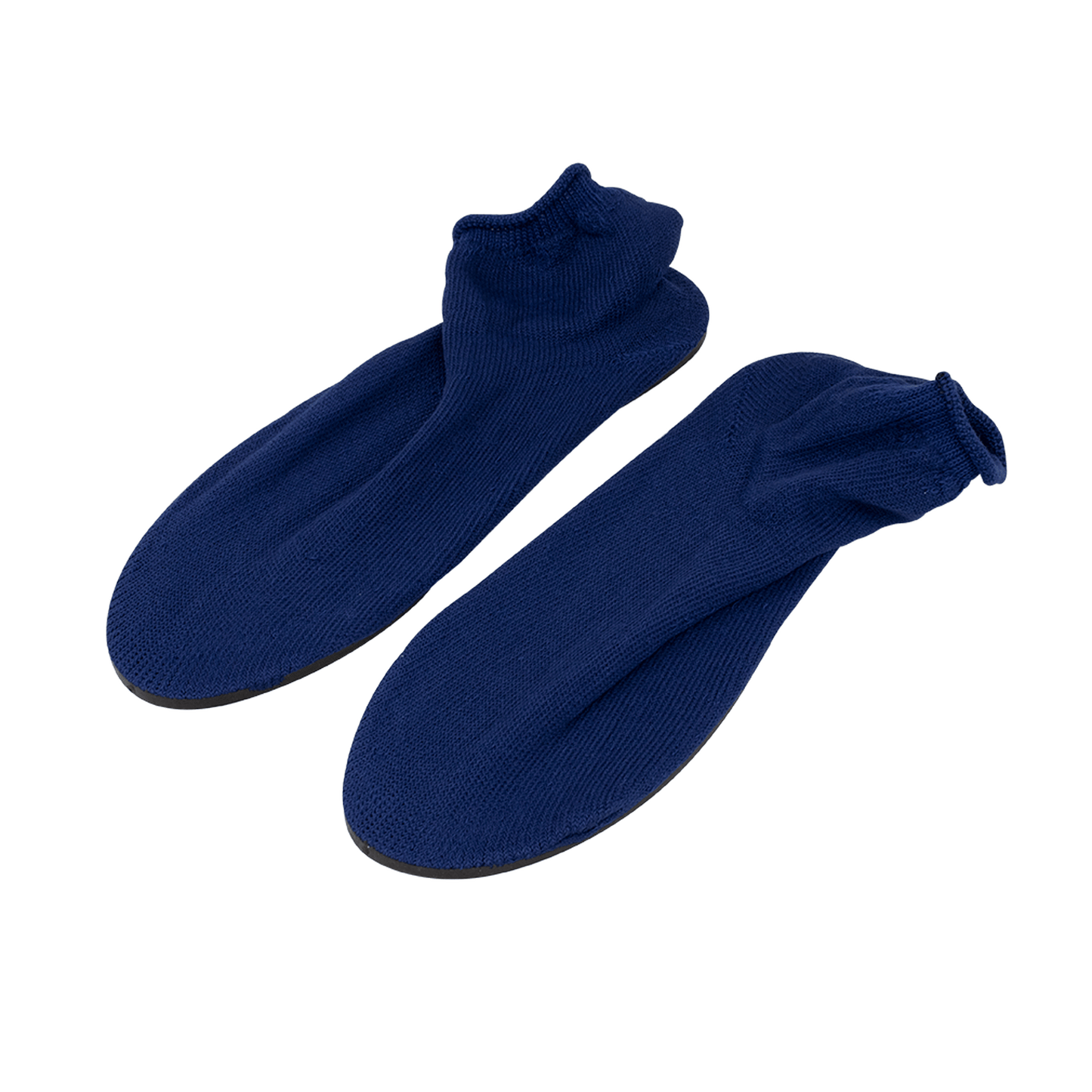 Non Skid Slippers, Large, Navy Blue, 12/cs