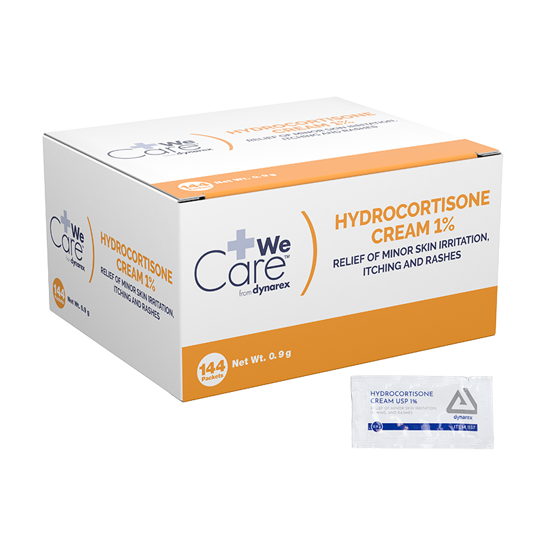 Hydrocortisone Cream, 0.9 g Foil Packet, 12/144/cs