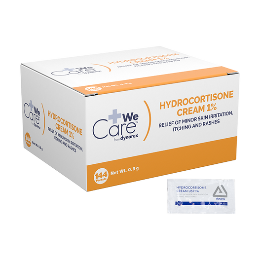 Hydrocortisone Cream, 0.9 g Foil Packet, 12/144/cs