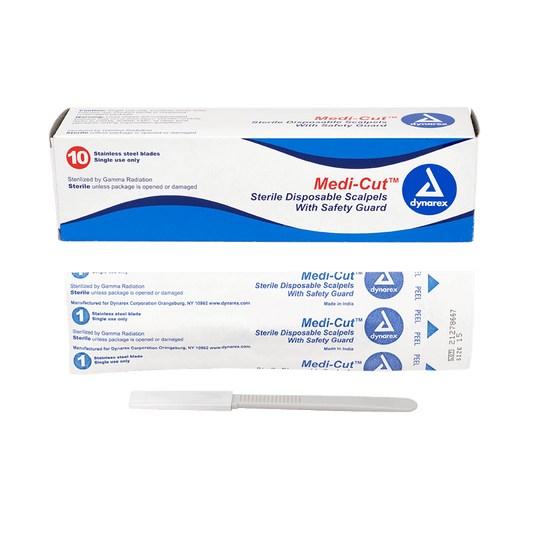 Medicut Scalpels Disposable Sterile, #15, 10/bx