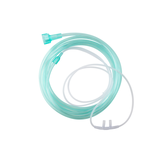 Nasal Oxygen Cannula Standard Tip w/ 14' (4.3 m) Crush Resis, Adult/Universal Connector, 50/cs