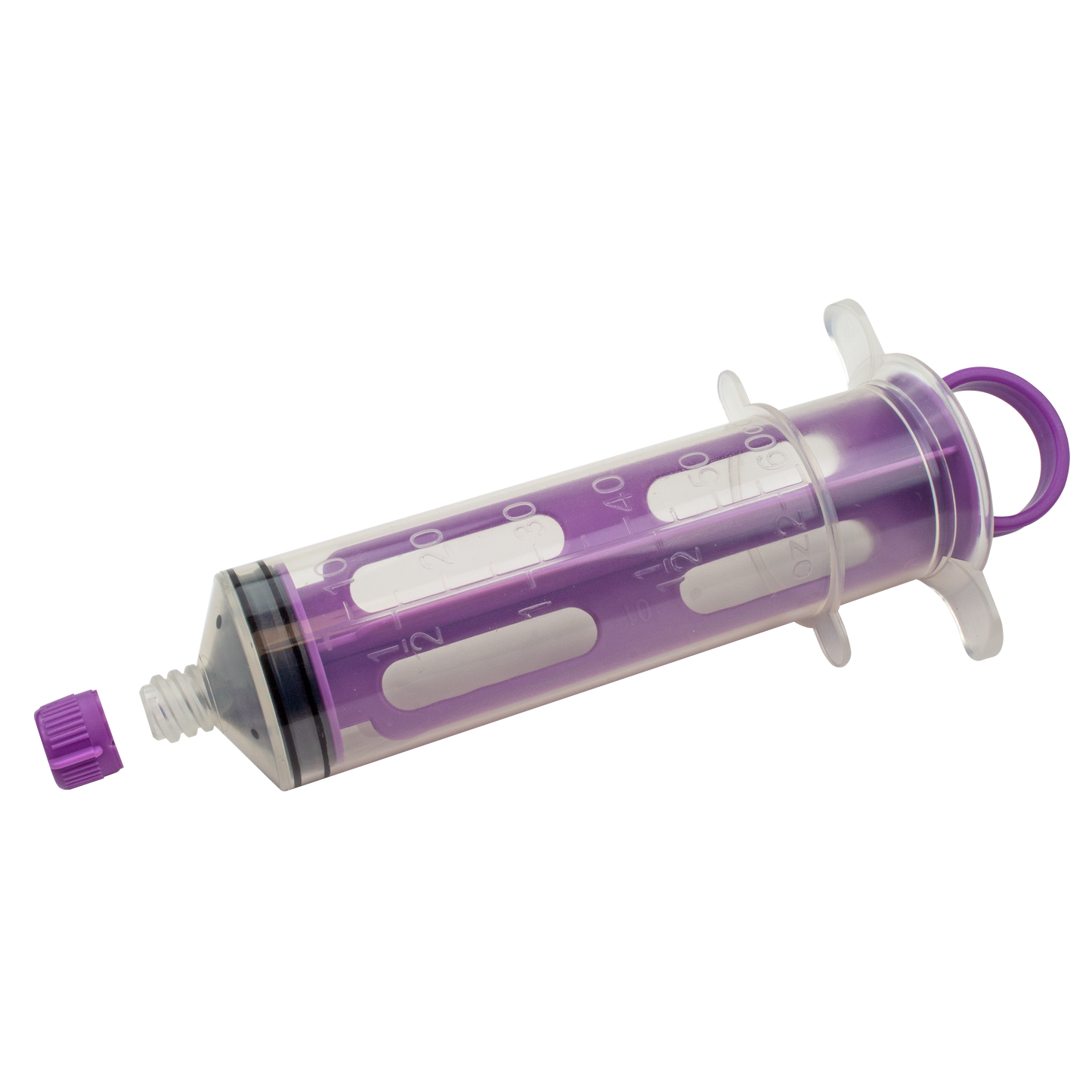 Piston Enteral Feeding Syringe- Non-Sterile w/ ENFit Connec, 60 ml, 30/cs