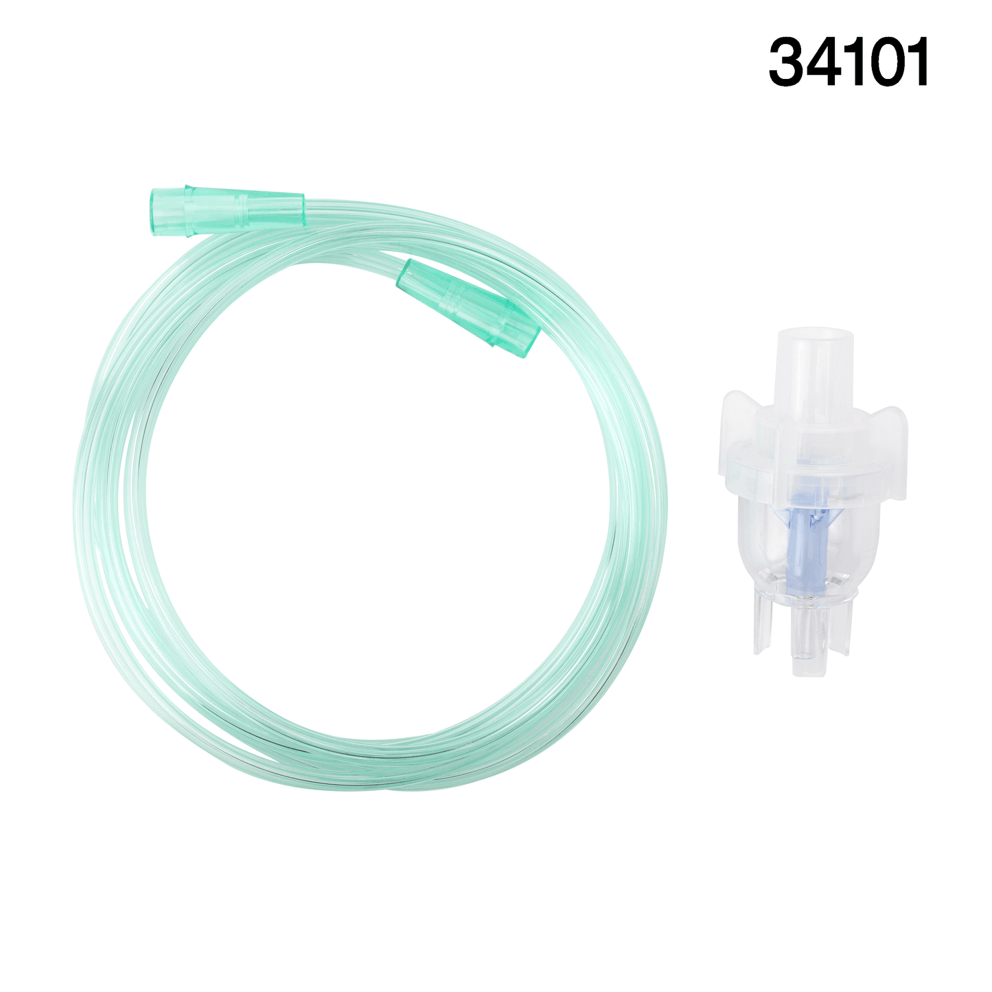 Small Volume Nebulizer 6cc Cup w/ 7' (2.1 m) Tubing, Standar, 50/cs