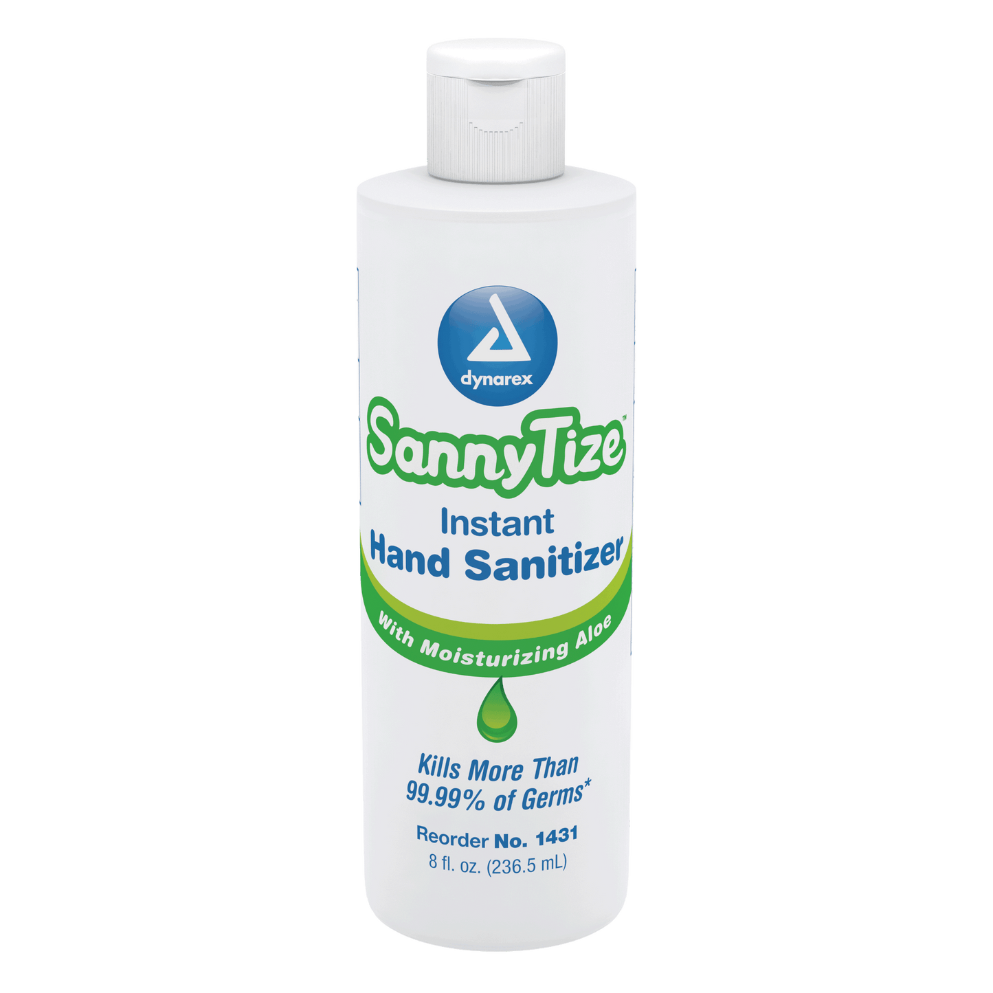 Instant Hand Sanitizer, 8 oz. Round Bottle, 48/cs