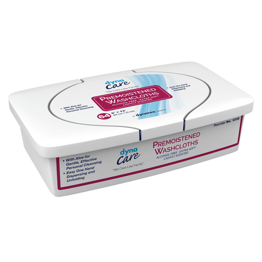 Premoistened Adult Washcloths, 9" x 13" Tub, 8/64/cs