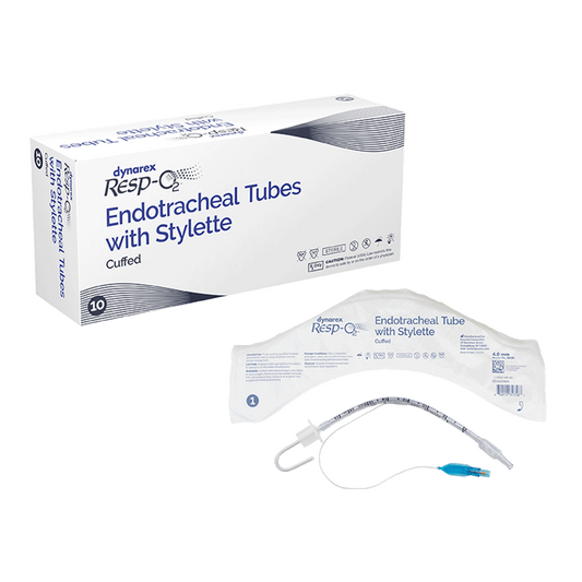 Endotracheal Tubes w/ Stylette - Cuffed, 4.0 mm, 10/bx