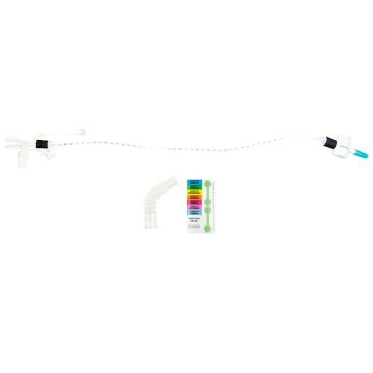 Closed Suction Endotracheal Catheter w/ Double Swivel Elbow, 10 Fr, Case (31030)