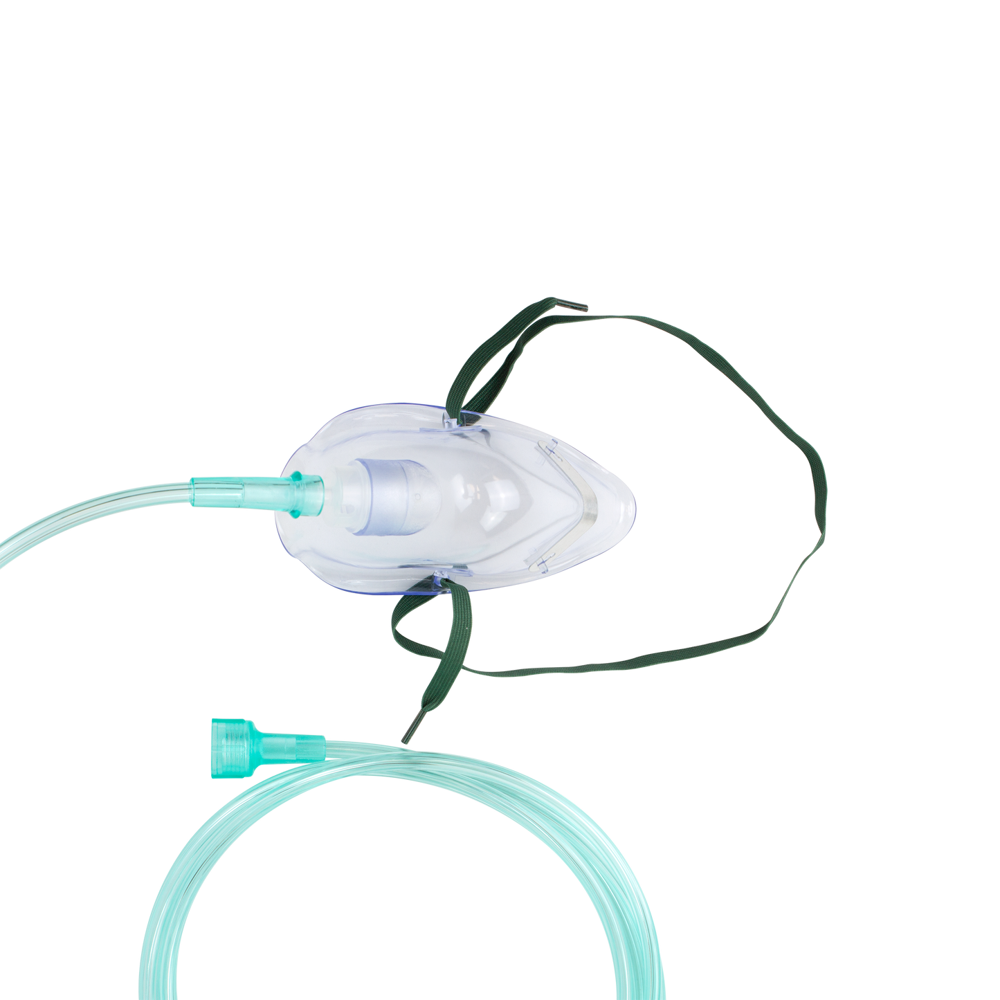 Oxygen Medium-Concentration Standard Mask w/ 7'(2.1 m) tubin, Adult/Universal Connector, 50/cs