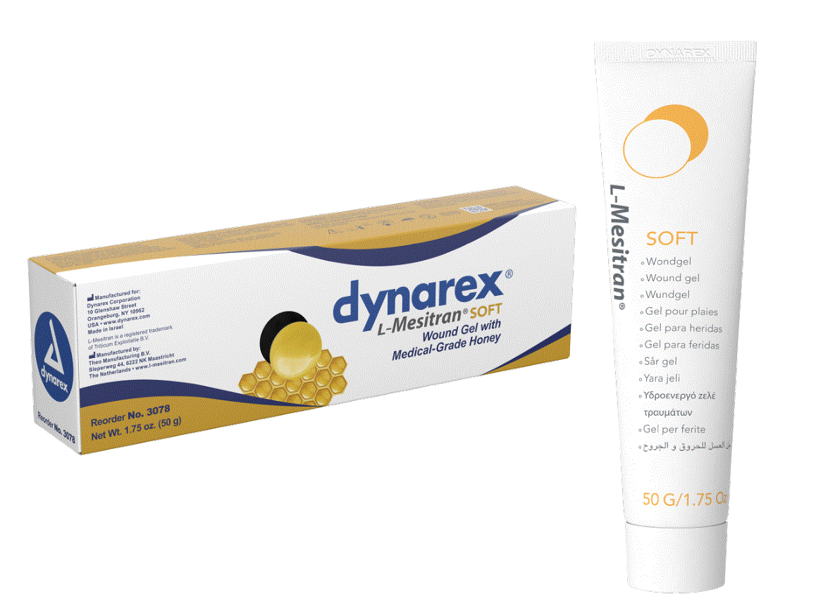 Tegenover lever Vooravond Dynarex Honey Wound Gel, L-Mesitran Soft, 1.75 oz $359.10/Case of 24  Dynarex 3078