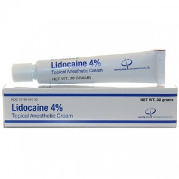 lidocaine cream for pain