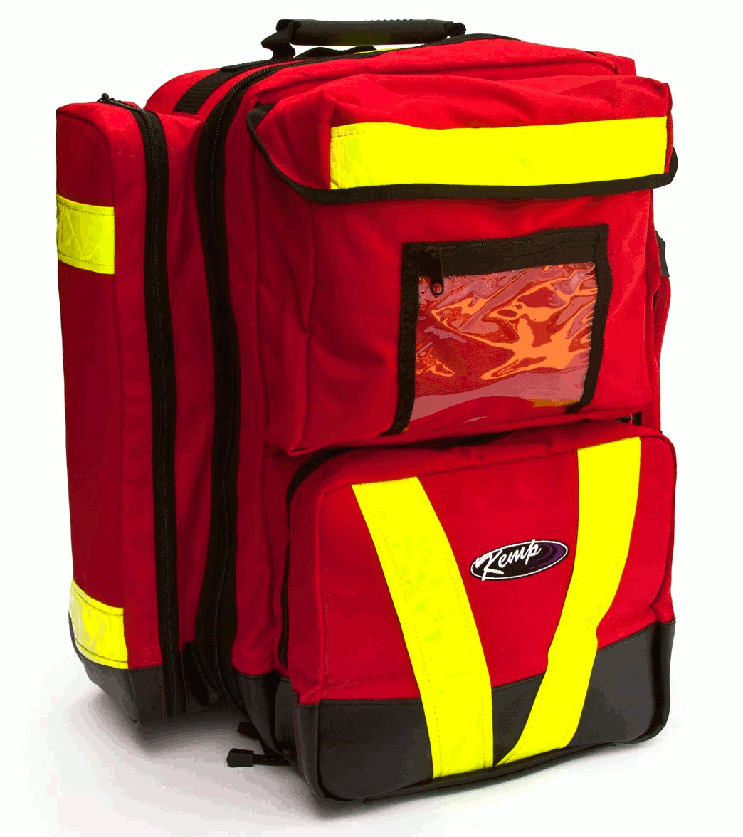 Kemp USA Red Ultimate EMS Backpack - Red $232.00/EA Kemp USA 10-115-RED