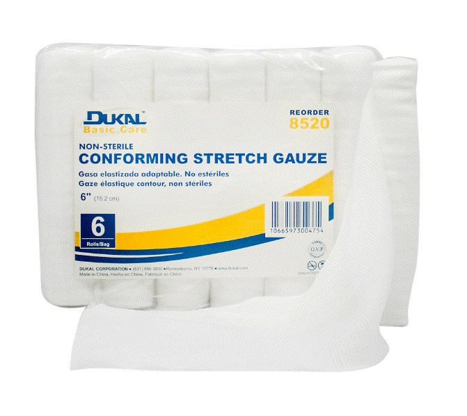 6" Gauze Bandage Rolls Products, Supplies and Equipment